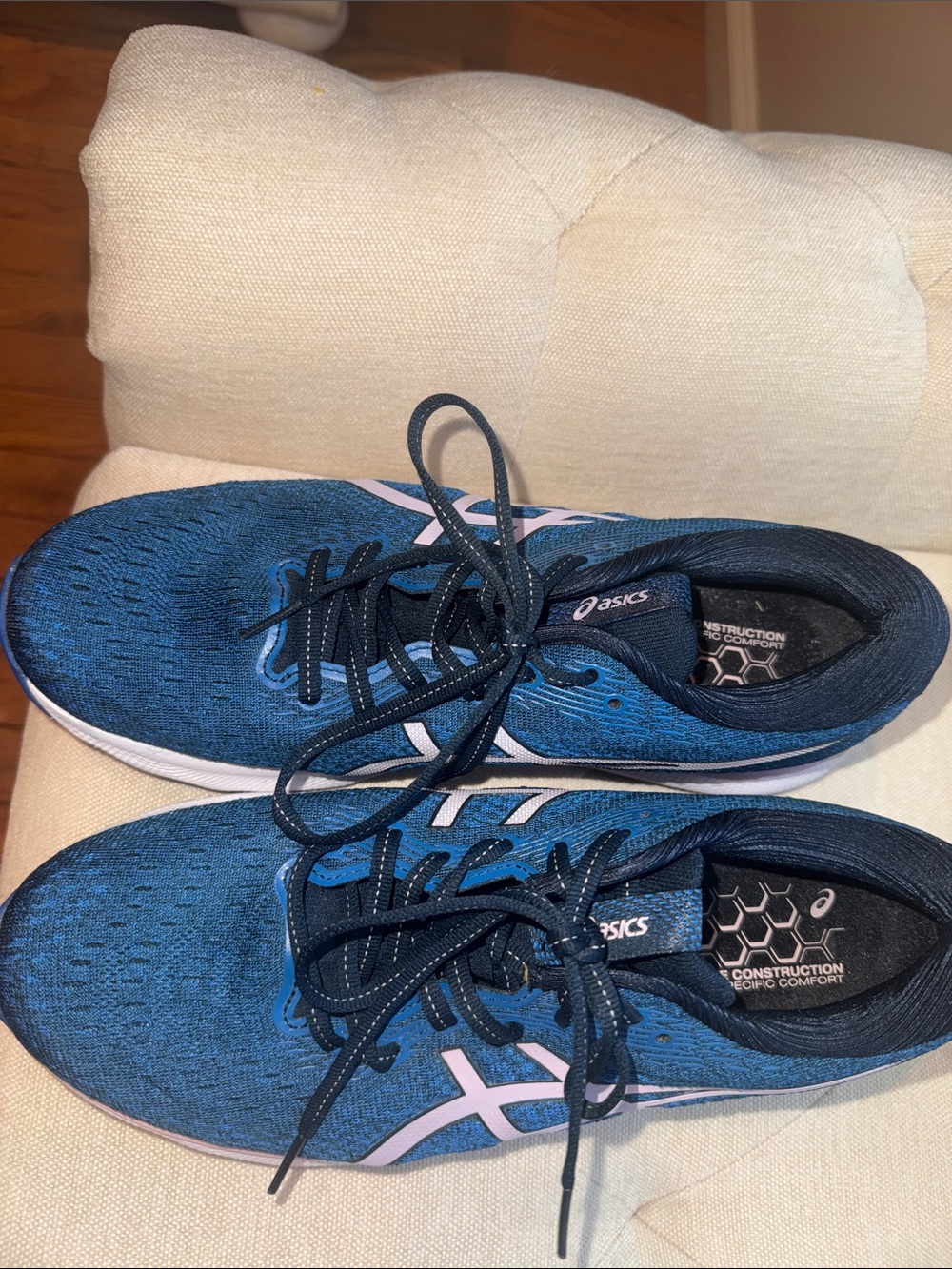 ASICS Women's Gel-Nimbus 24 Navy & Pink Running Sneakers - Picture 8 of 9